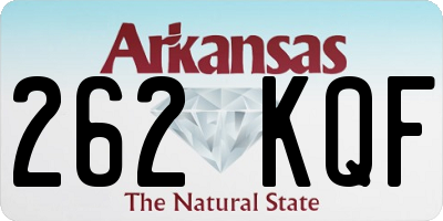 AR license plate 262KQF