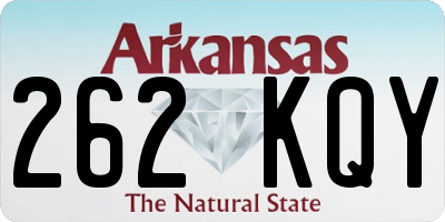 AR license plate 262KQY