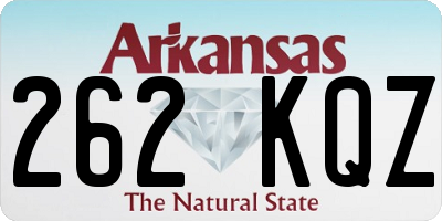 AR license plate 262KQZ