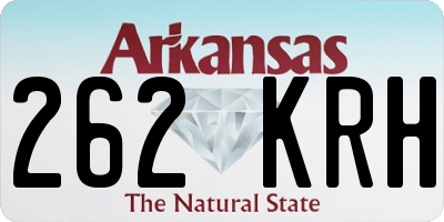 AR license plate 262KRH