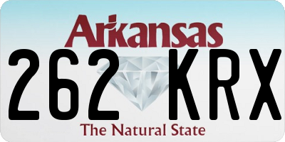 AR license plate 262KRX