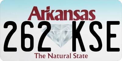 AR license plate 262KSE
