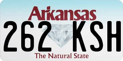 AR license plate 262KSH