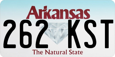 AR license plate 262KST