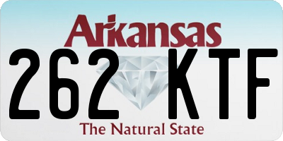 AR license plate 262KTF