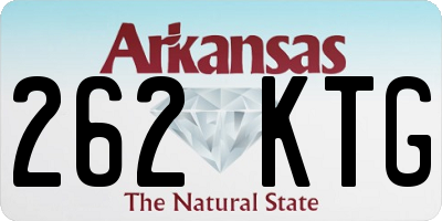 AR license plate 262KTG