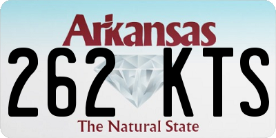 AR license plate 262KTS