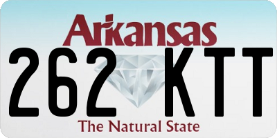 AR license plate 262KTT