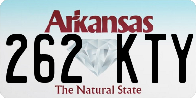 AR license plate 262KTY