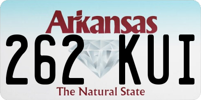 AR license plate 262KUI