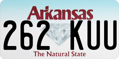 AR license plate 262KUU