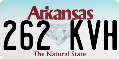 AR license plate 262KVH