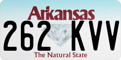 AR license plate 262KVV