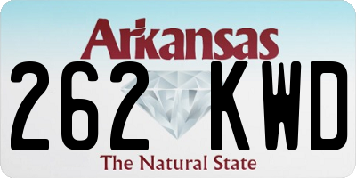 AR license plate 262KWD