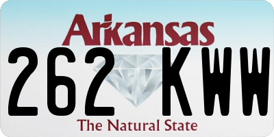 AR license plate 262KWW