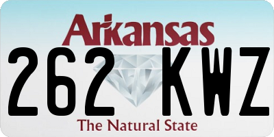 AR license plate 262KWZ
