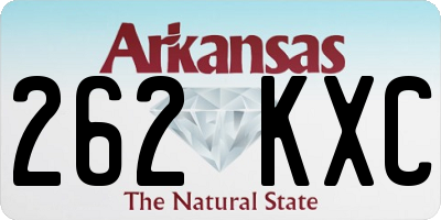 AR license plate 262KXC