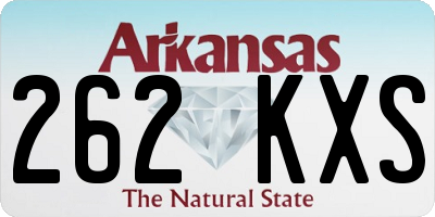 AR license plate 262KXS