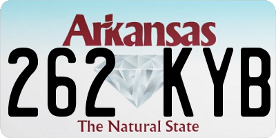AR license plate 262KYB