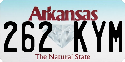 AR license plate 262KYM