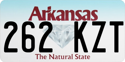AR license plate 262KZT