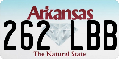 AR license plate 262LBB