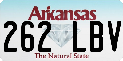 AR license plate 262LBV