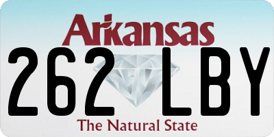 AR license plate 262LBY