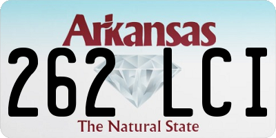 AR license plate 262LCI