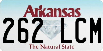 AR license plate 262LCM