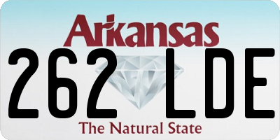 AR license plate 262LDE