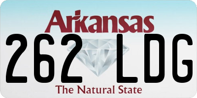 AR license plate 262LDG