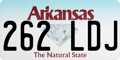 AR license plate 262LDJ