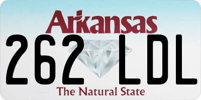 AR license plate 262LDL
