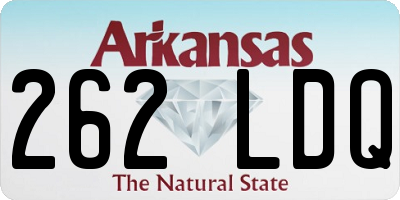 AR license plate 262LDQ