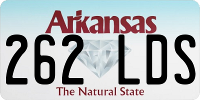 AR license plate 262LDS