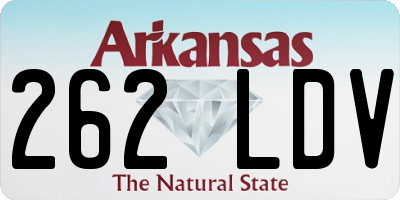 AR license plate 262LDV