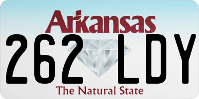 AR license plate 262LDY