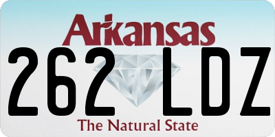 AR license plate 262LDZ