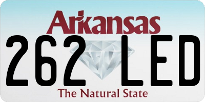 AR license plate 262LED