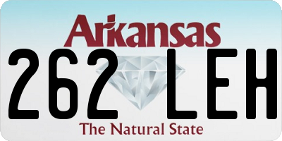 AR license plate 262LEH