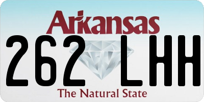 AR license plate 262LHH