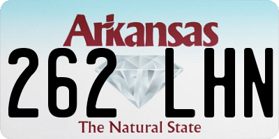 AR license plate 262LHN