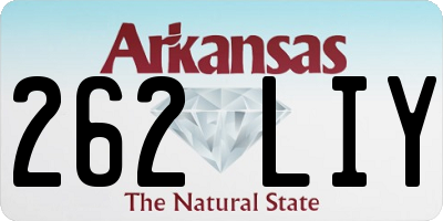 AR license plate 262LIY