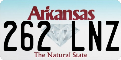 AR license plate 262LNZ