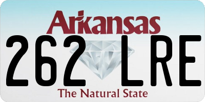AR license plate 262LRE