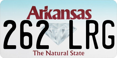 AR license plate 262LRG