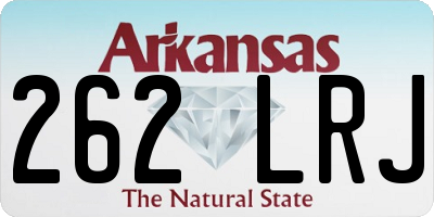 AR license plate 262LRJ