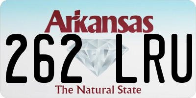 AR license plate 262LRU