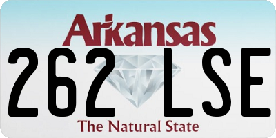 AR license plate 262LSE